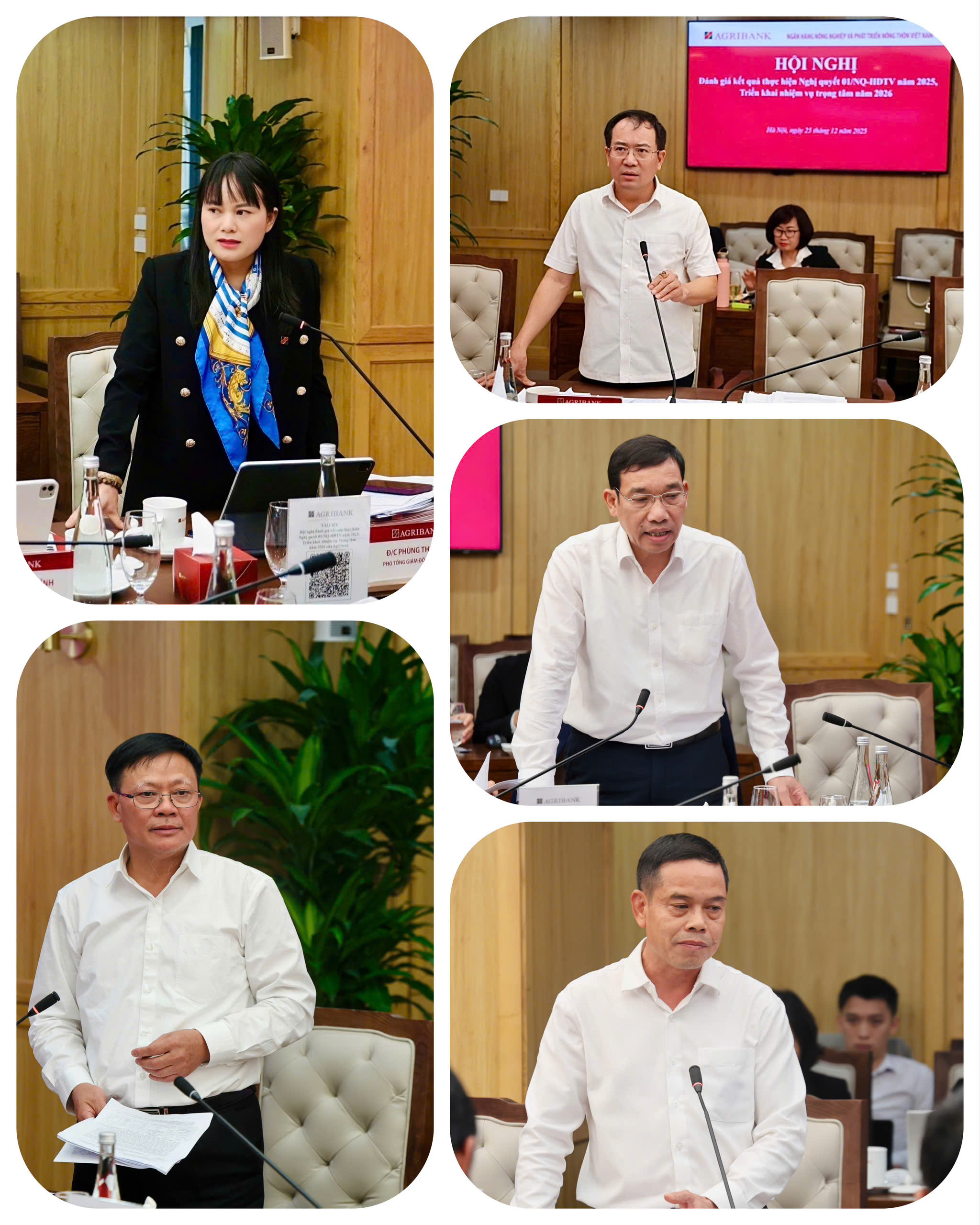 Các đ/c Thành viên Ban điều hành và Trưởng Ban Kiểm soát thảo luận tại Hội nghị