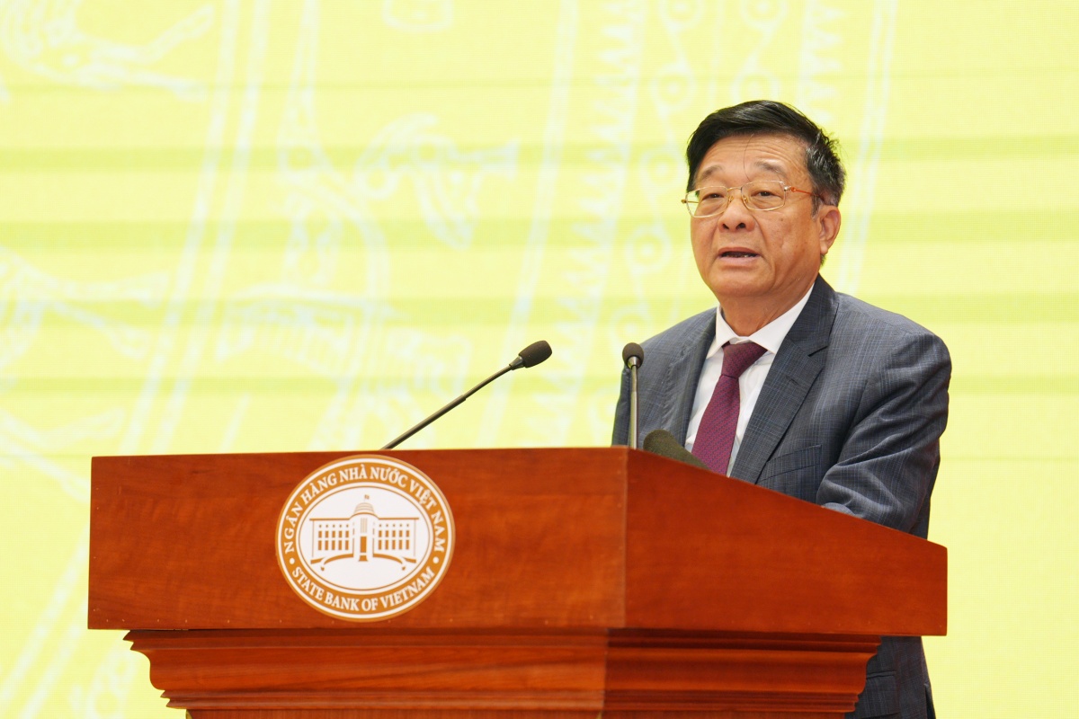 Phó Chủ tịch kiêm Tổng Thư ký Hiệp hội Ngân hàng Việt Nam Nguyễn Quốc Hùng phát biểu tại Hội nghị Triển khai nhiệm vụ ngân hàng năm 2026