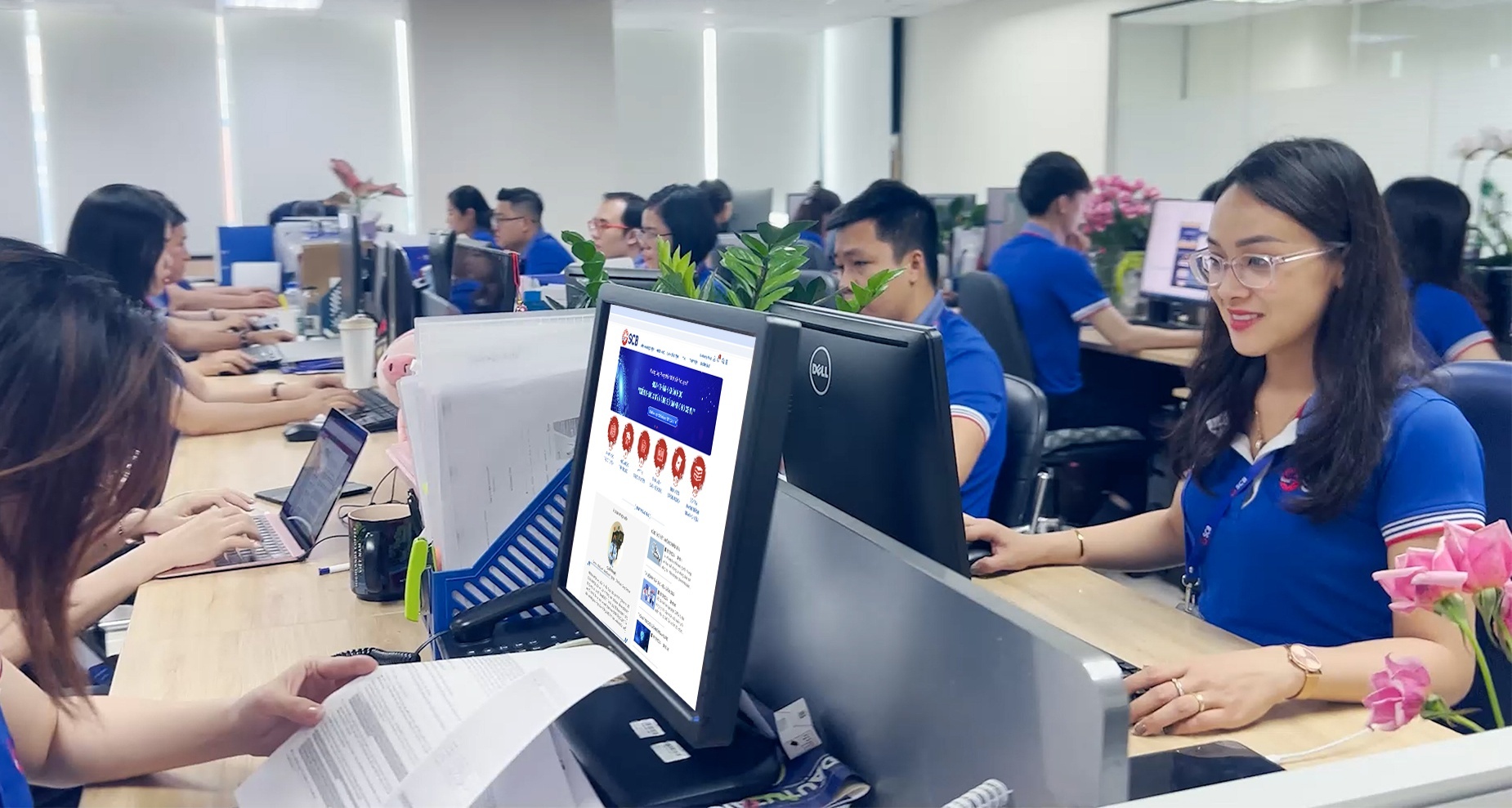 SCB triển khai nhiều khóa đào tạo trên ứng dụng E-Learning xuyên suốt phong trào