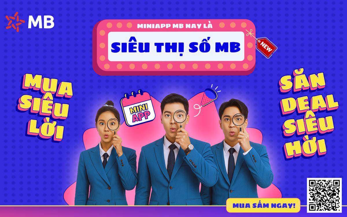 “Siêu Thị Số MB” – Trăm tiện ích chỉ trong một ứng dụng