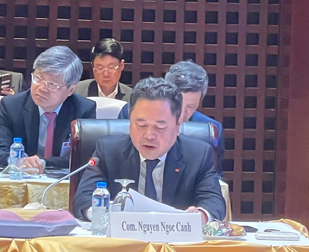 Phó Thống đốc Nguyễn Ngọc Cảnh phát biểu tại Kỳ họp lần thứ 48 Ủy ban liên Chính phủ về hợp tác song phương Việt Nam – Lào