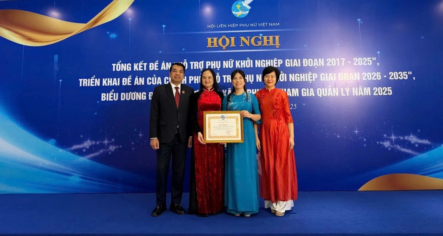 “SHB được trao tặng Bằng khen vì những thành tích xuất sắc trong triển khai thực hiện đề án “Hỗ trợ phụ nữ khởi nghiệp giai đoạn 2017-2025”