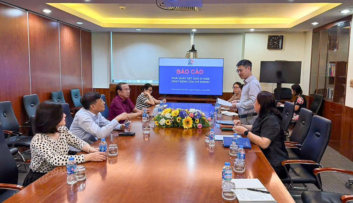 HHNH thăm và làm việc với Chi nhánh Bảo hiểm tiền gửi TP. HCM