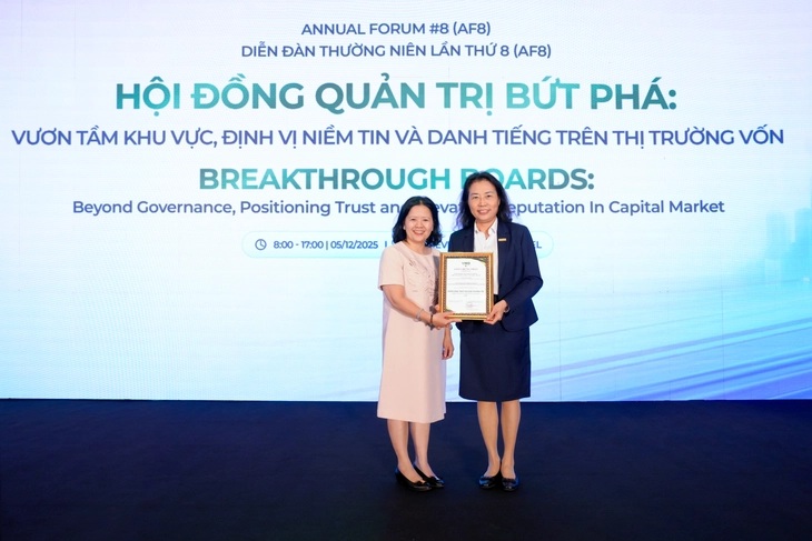 Sacombank vào nhóm hơn 30 doanh nghiệp đạt VNCG50 - Ảnh: Sacombank
