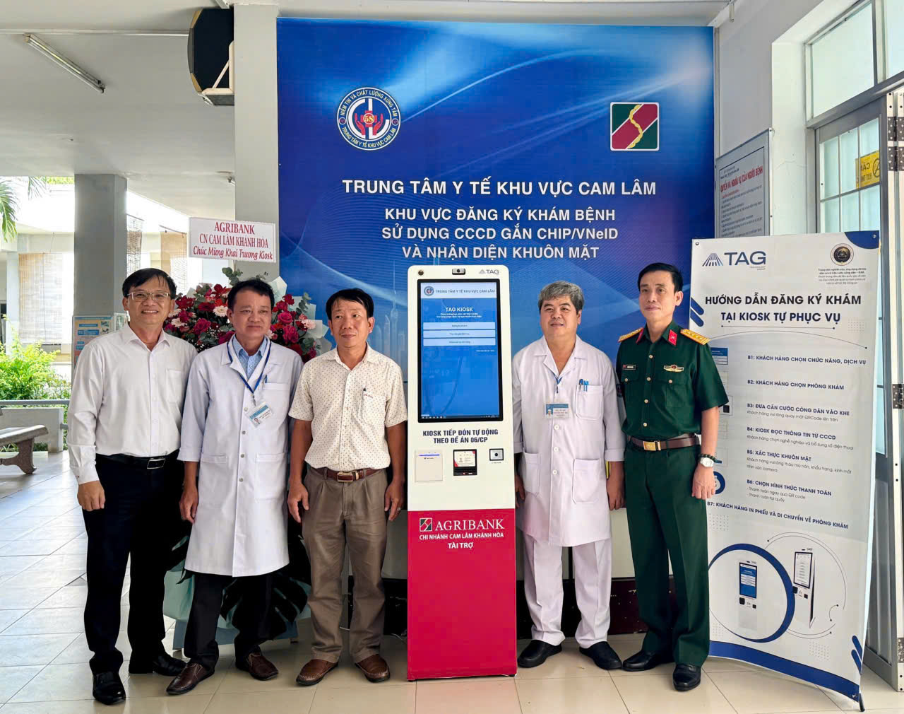 Agribank Chi nhánh Cam Lâm tài trợ gói an sinh xã hội cho Trung tâm y tế khu vực Cam Lâm (Khánh Hòa)