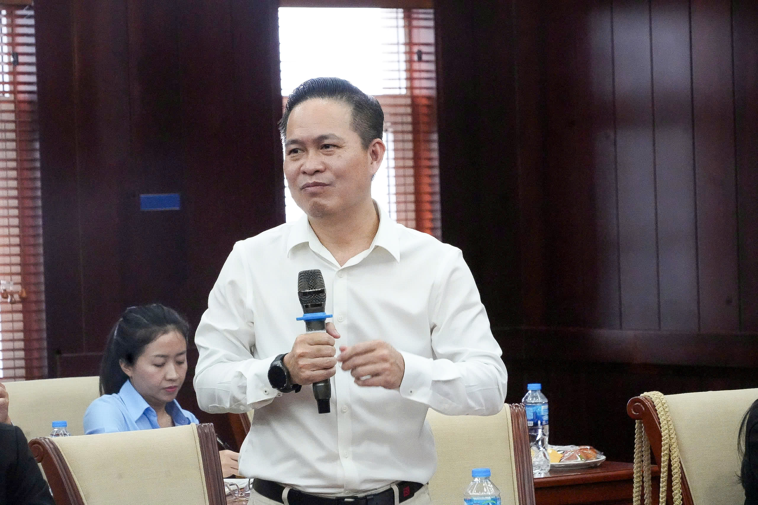 Đại diện MoMo phat biểu
