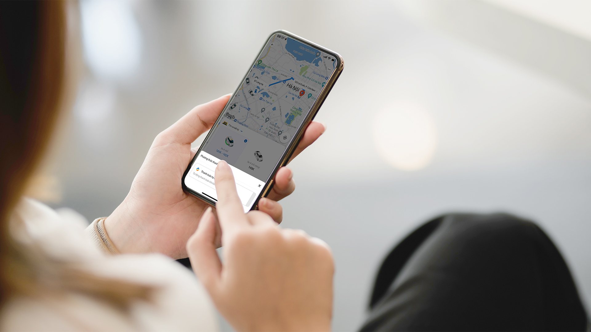 Người dùng PVConnect có thể đặt taxi chỉ bằng vài thao tác đơn giản trên một ứng dụng duy nhất