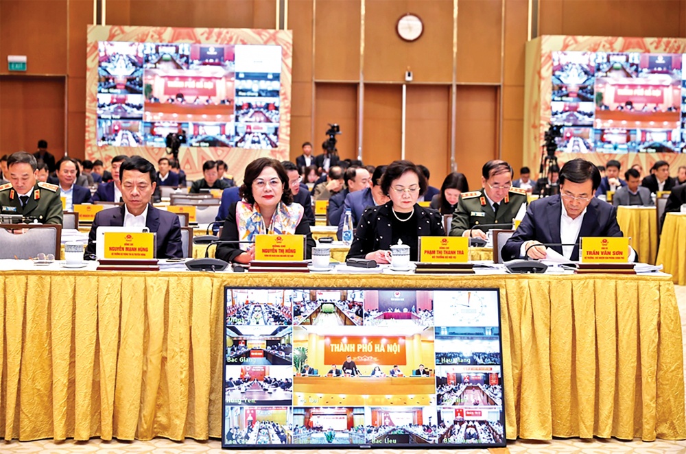 Thống đốc NHNN Nguyễn Thị Hồng dự Hội nghị Chính phủ với các địa phương thực hiện kết luận của Trung ương, các nghị quyết của Quốc hội, Chính phủ về tăng trưởng kinh tế ngày 21/2