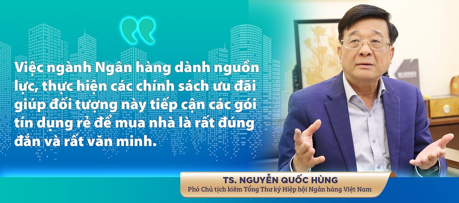 TS. Nguyễn Quốc Hùng: “Cần rất thận trọng không để dòng vốn giá rẻ làm tăng giá nhà”