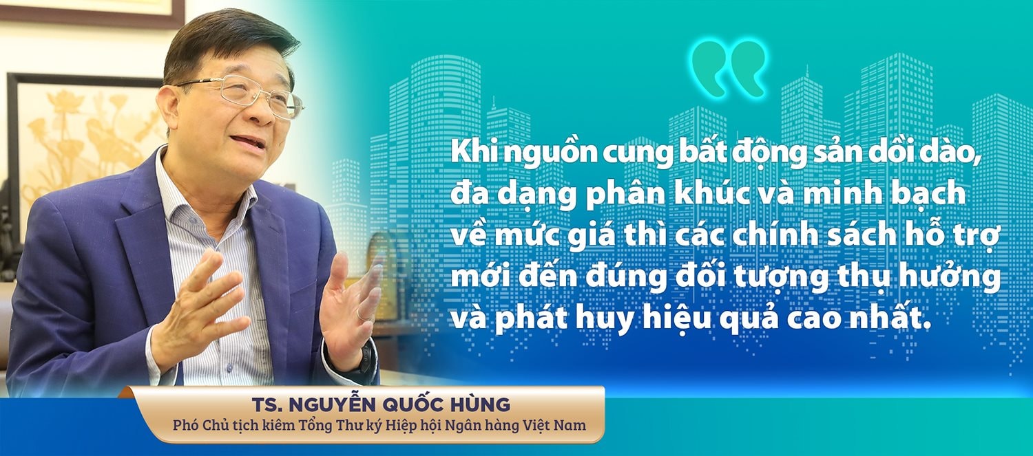 TS. Nguyễn Quốc Hùng: “Cần rất thận trọng không để dòng vốn giá rẻ làm tăng giá nhà”