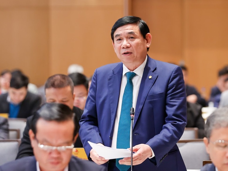 Ông Phan Đức Tú, Chủ tịch HĐQT BIDV phát biểu tại Hội nghị, ảnh: Nhật Bắc