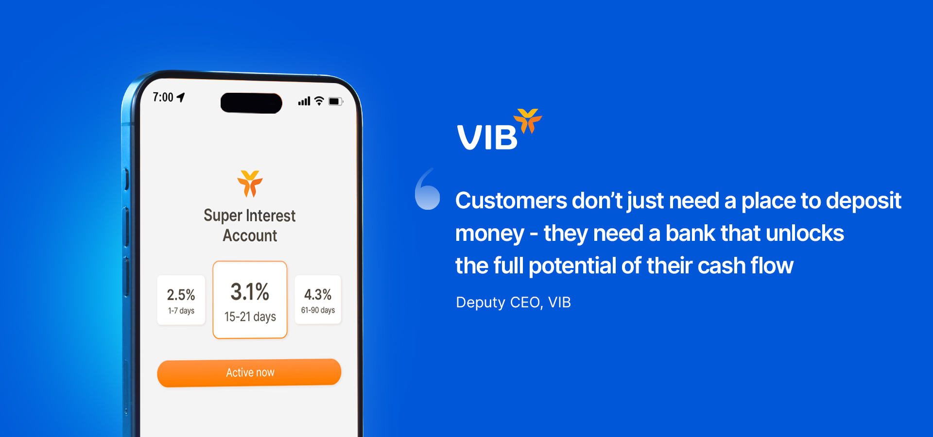 Deputy CEO of VIB: 