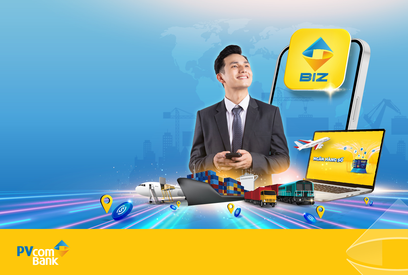 PVcomBank miễn phí chuyển tiền quốc tế trên nền tảng PVConnect Biz