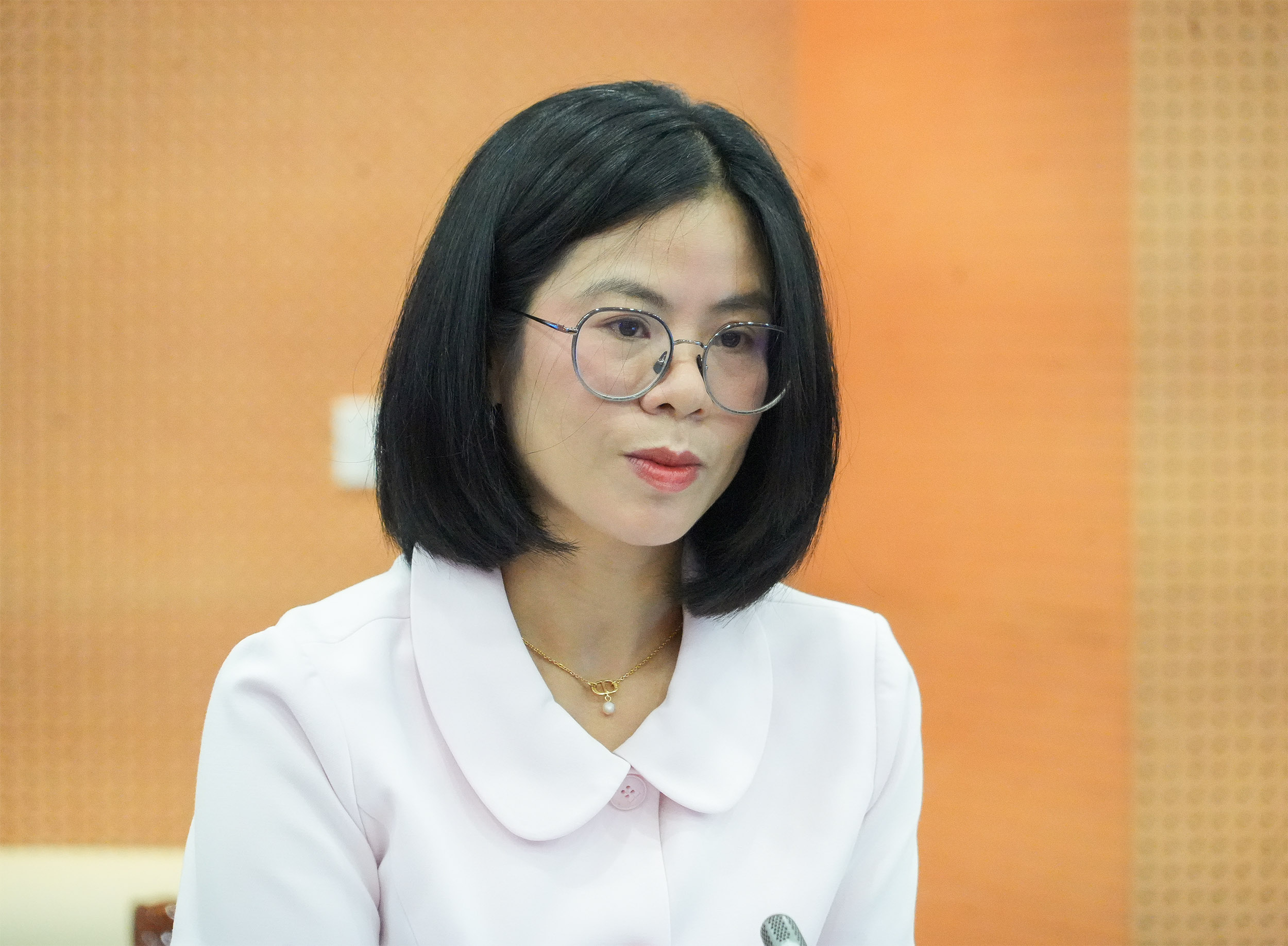 bà Nguyễn Thị Phương - Phó Chủ nhiệm CLB Pháp chế (thuộc Hiệp hội Ngân hàng Việt Nam)