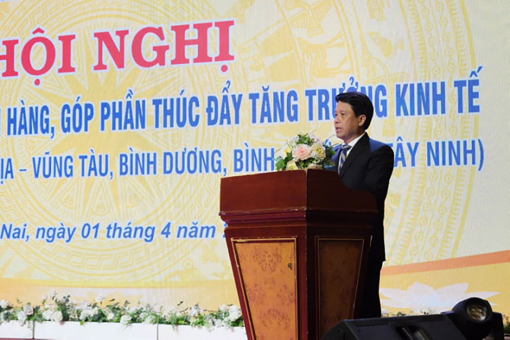 Phó Thống đốc Phạm Tiến Dũng phát biểu tại Hội nghị
