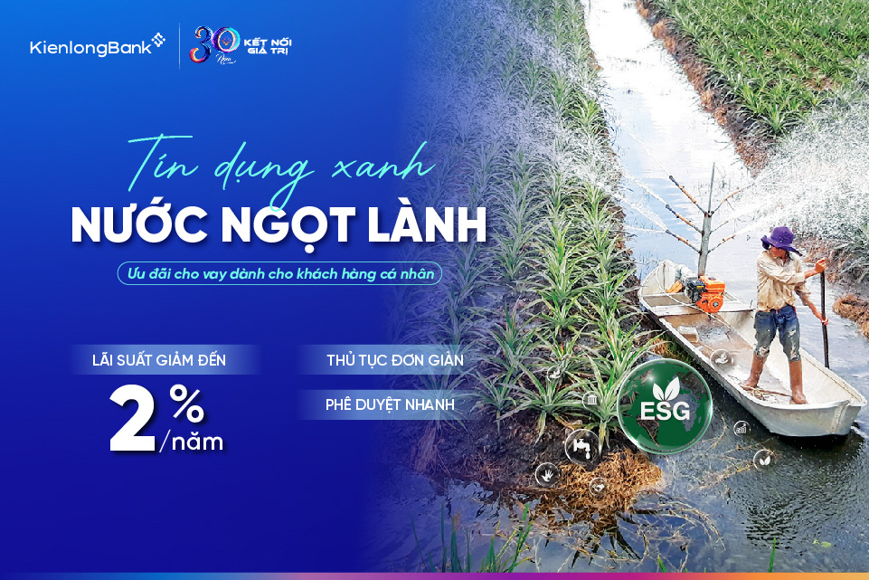 KienlongBank tiếp sức người dân vượt hạn mặn tại Đồng bằng Sông Cửu Long
