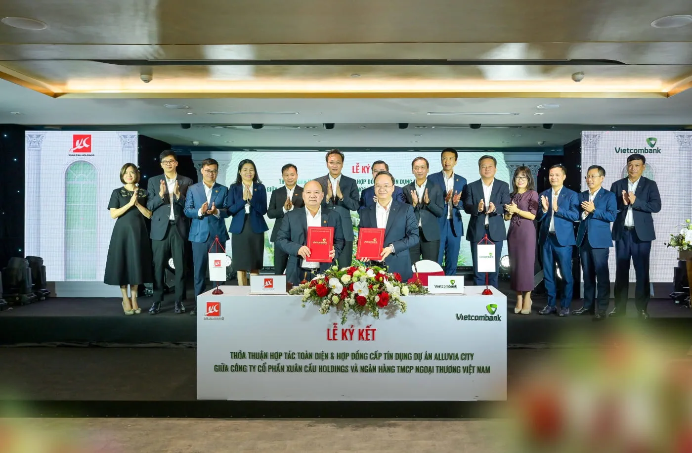 Vietcombank hợp tác toàn diện với Xuân Cầu Holdings và cấp tín dụng 22.000 tỷ đồng cho dự án Alluvia City