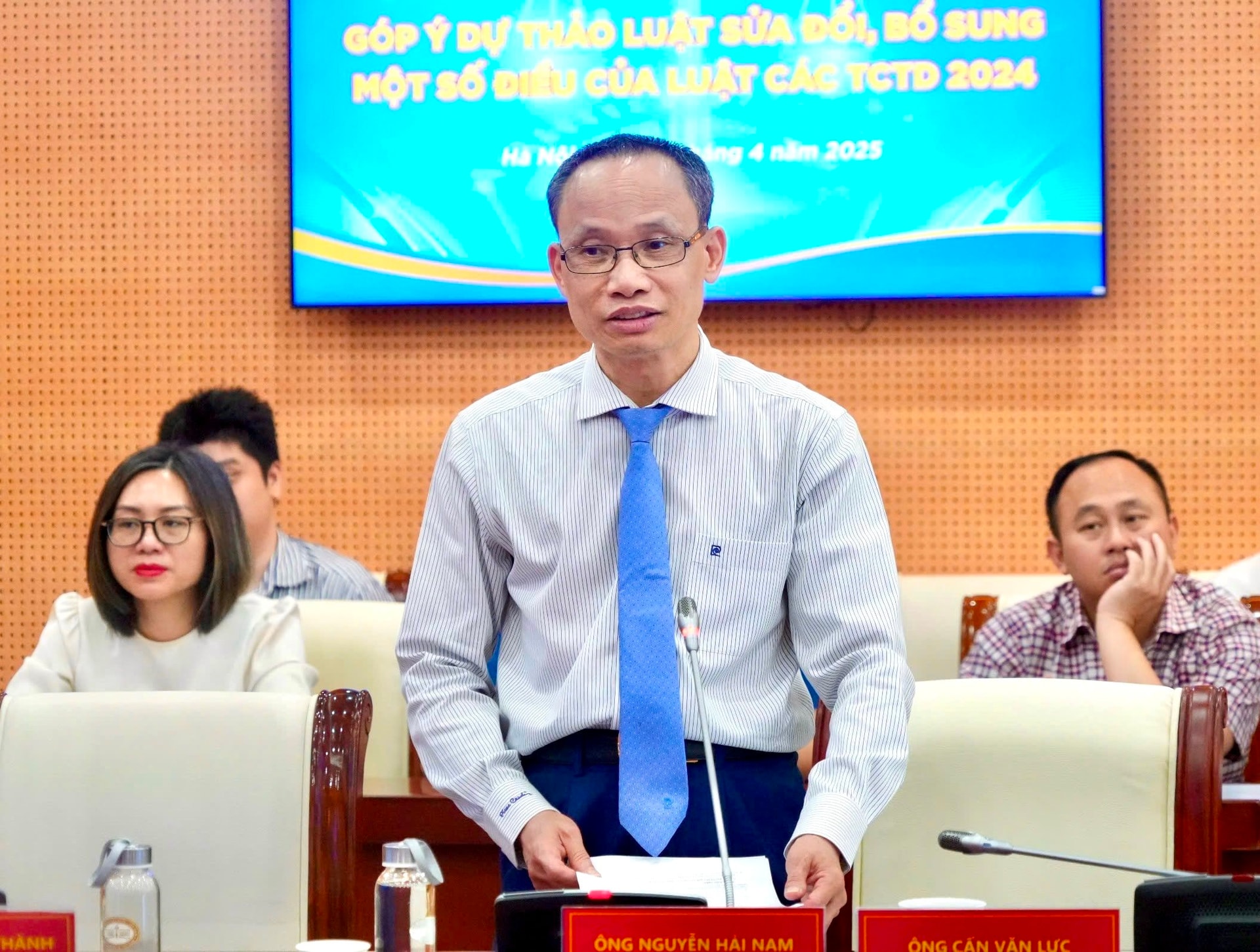 TS. Cấn Văn Lực phát biểu tại tọa đàm góp ý dự thảo Luật sửa đổi bổ sung một số điều của Luật Các tổ chức tín dụng (TCTD) 2024.