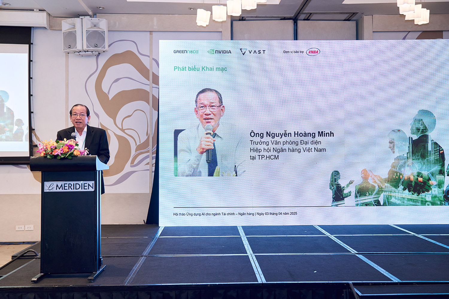 Ông Nguyễn Hoàng Minh - Trưởng Văn phòng Đại diện Hiệp hội Ngân hàng Việt Nam tại TP.HCM