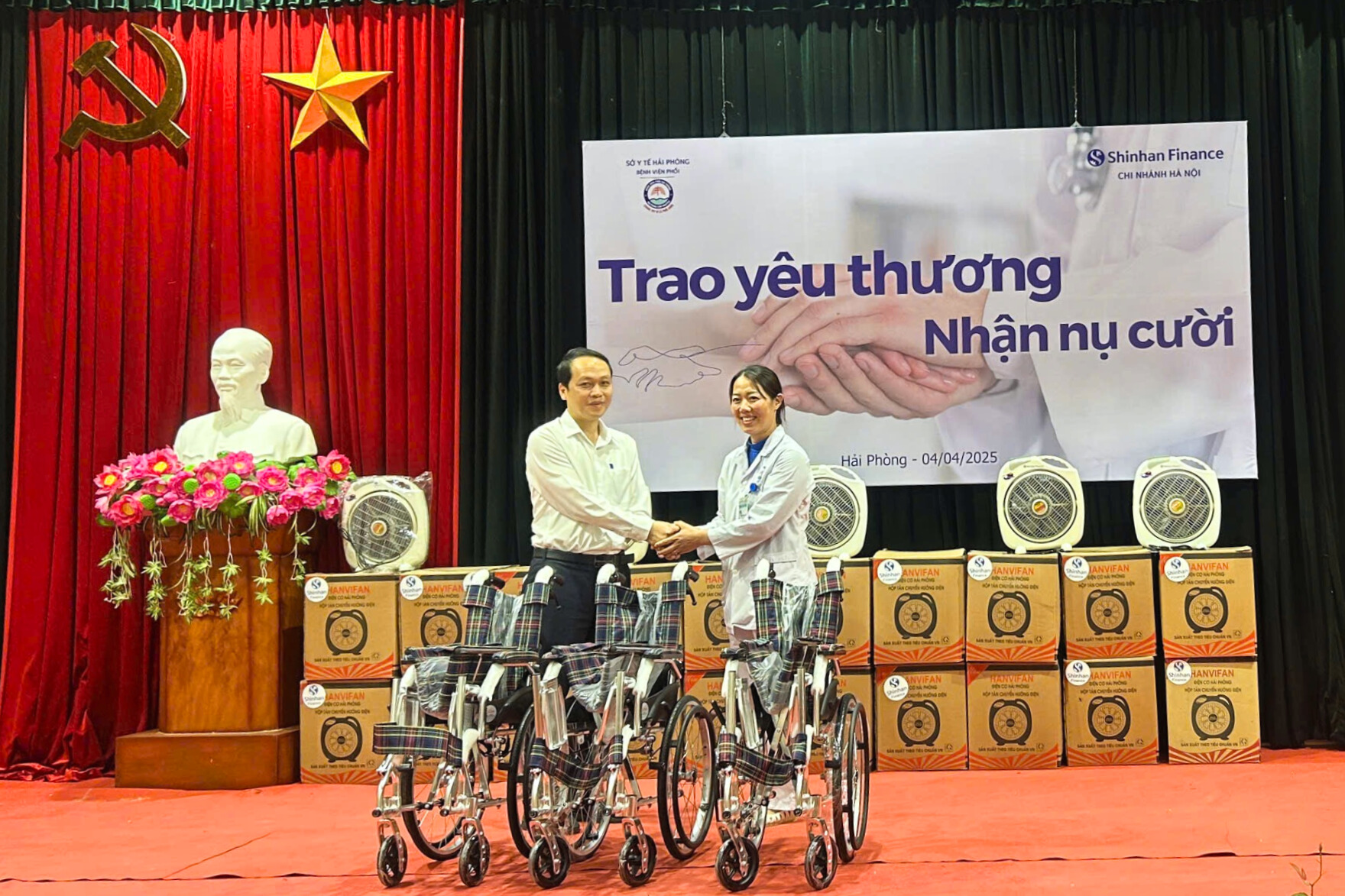 Shinhan Finance góp sức vì một cộng đồng khoẻ mạnh tại Bệnh viện Phổi Hải Phòng