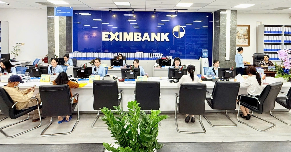 Phòng giao dịch của ngân hàng. Ảnh: Eximbank