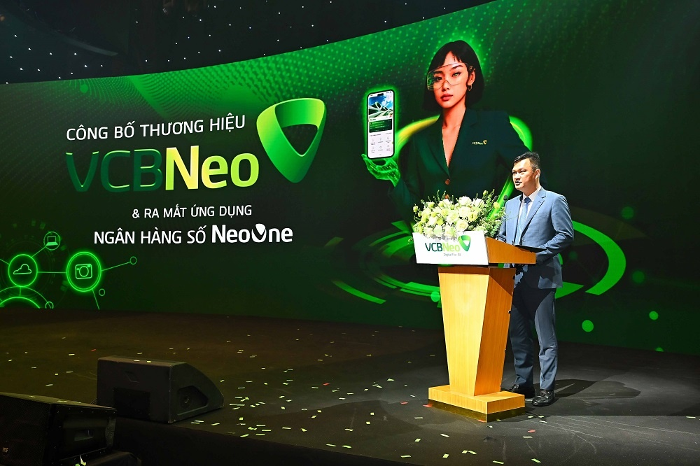 Ông Nguyễn Anh Tuấn - Tổng Giám đốc VCBNeo phát biểu tại sự kiện
