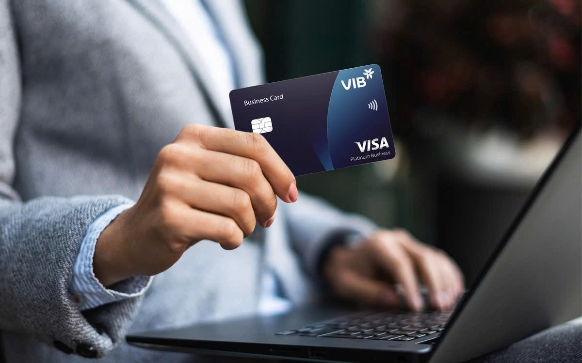 Thẻ tín dụng VIB Business Card. Ảnh: VIB