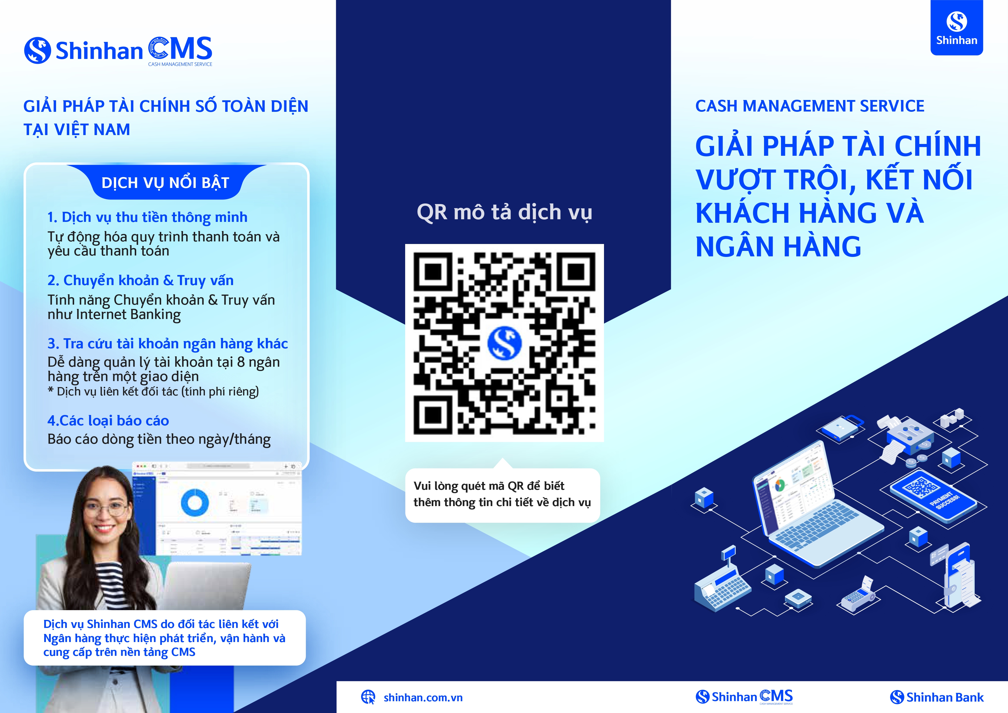 Dịch vụ Shinhan CMS – Giải pháp quản lý dòng tiền thông minh cho doanh nghiệp, tối ưu hiệu quả kinh doanh