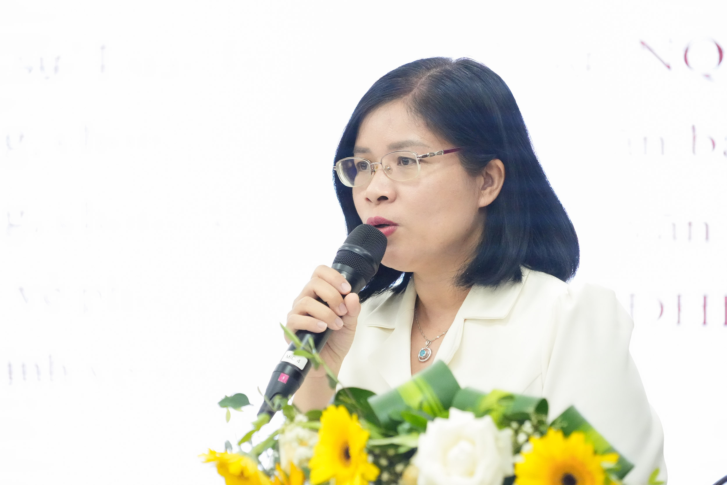 Bà Nguyễn Thị Minh Thơ - Phó Cục trưởng Cục Phòng chống rửa tiền, Ngân hàng Nhà nước Việt Nam