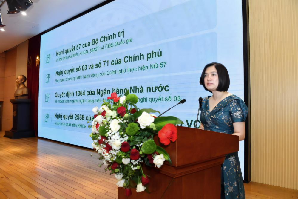 Bà Phùng Nguyễn Hải Yến - Phó Tổng Giám đốc Vietcombank