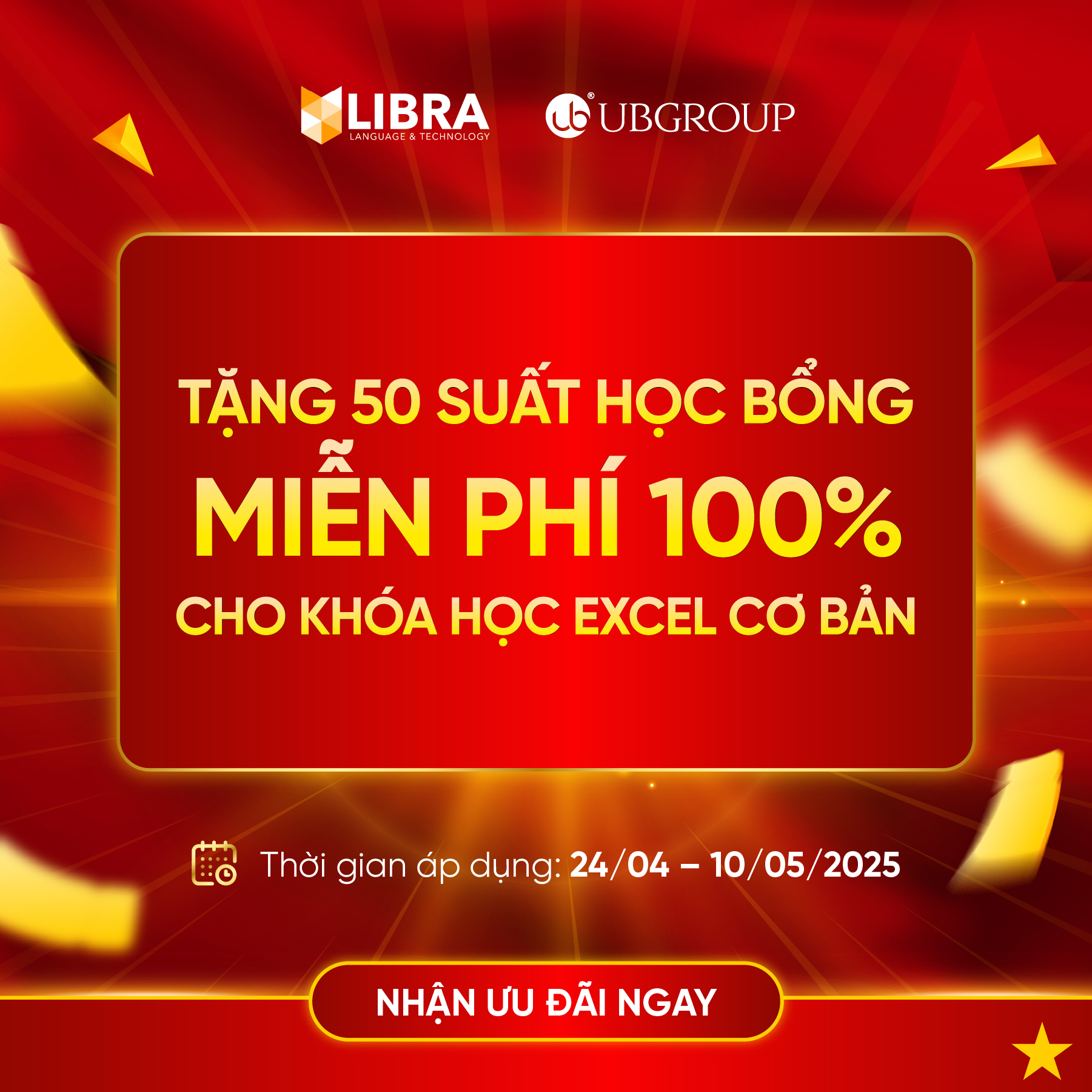 UB GROUP tặng MIỄN PHÍ khoá Excel cơ bản - Hành Trang Không Thể Thiếu Cho Banker Thế Hệ Mới