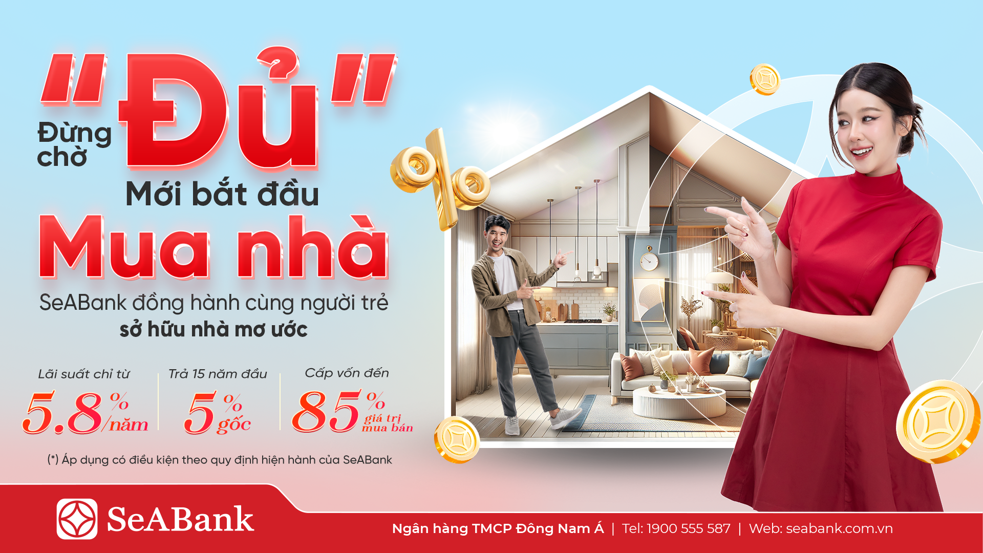 Lãi suất vay chỉ 5,8%/năm: “Thời điểm vàng” giúp người trẻ mua nhà năm 2025