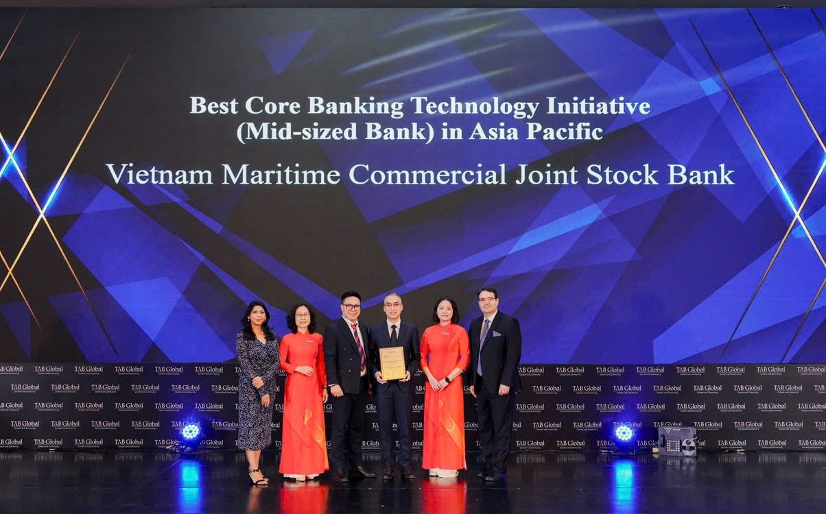 MSB nhận giải thưởng của Asian Banker cho công nghệ ngân hàng lõi