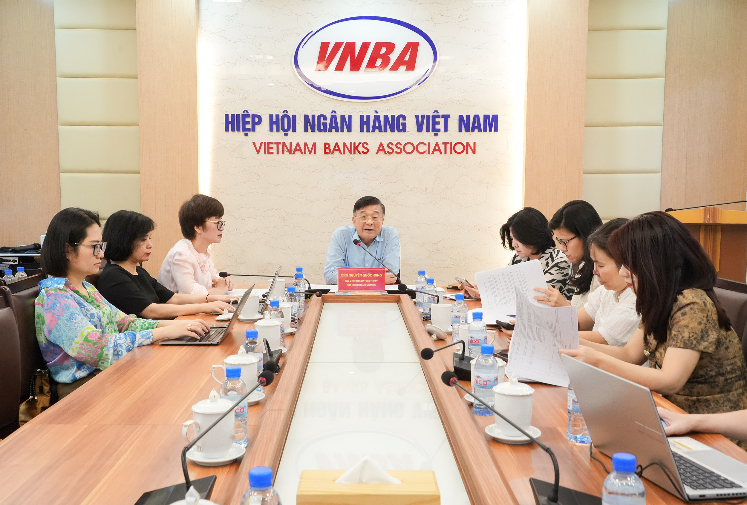 Họp tiếp thu ý kiến về quy trình phối hợp hỗ trợ xử lý tài khoản, thẻ liên quan giao dịch nghi ngờ gian lận, lừa đảo