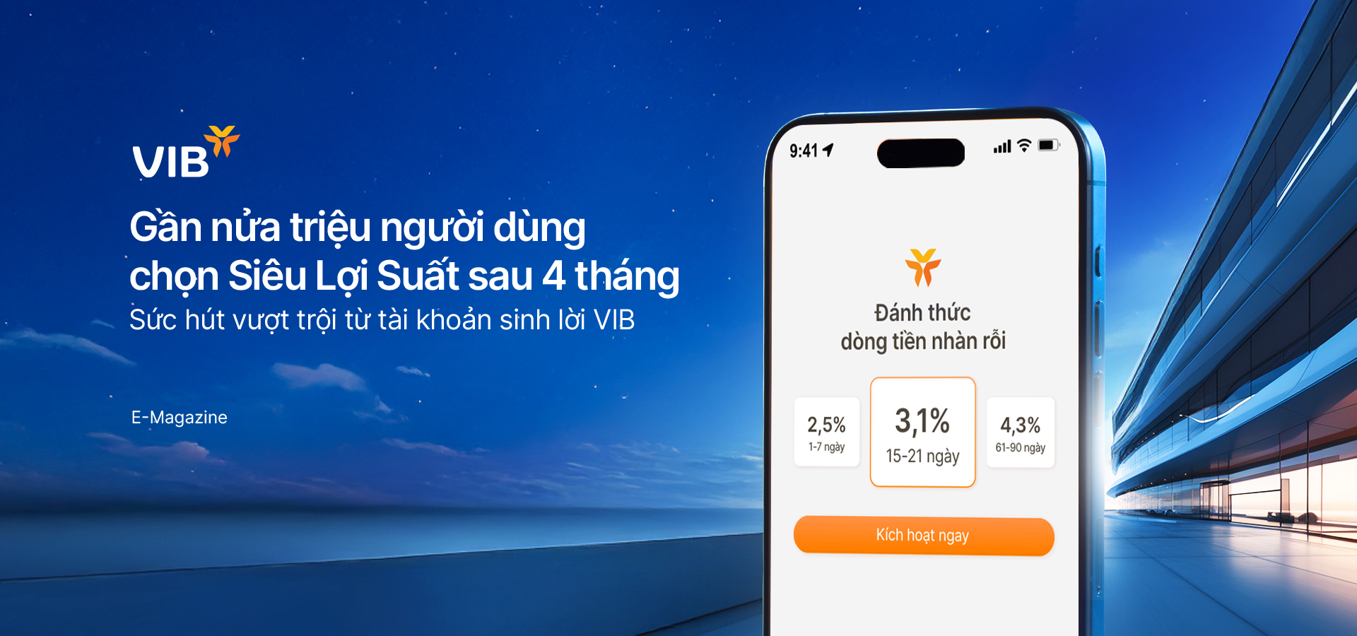 Gần nửa triệu người dùng chọn Siêu Lợi Suất sau 4 tháng – Sức hút vượt trội từ tài khoản sinh lời VIB