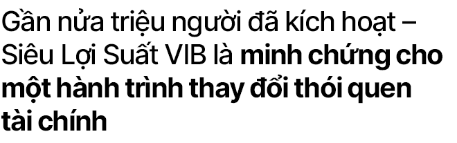 Gần nửa triệu người dùng chọn Siêu Lợi Suất sau 4 tháng – Sức hút vượt trội từ tài khoản sinh lời VIB