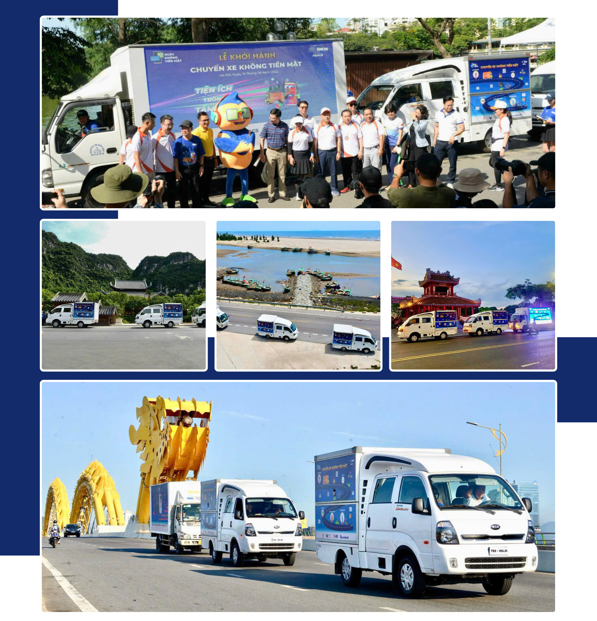 Chuyến xe mang thông điệp Không tiền mặt khởi hành tại Hà Nội từ 19-6-2022, đi qua các tỉnh thành