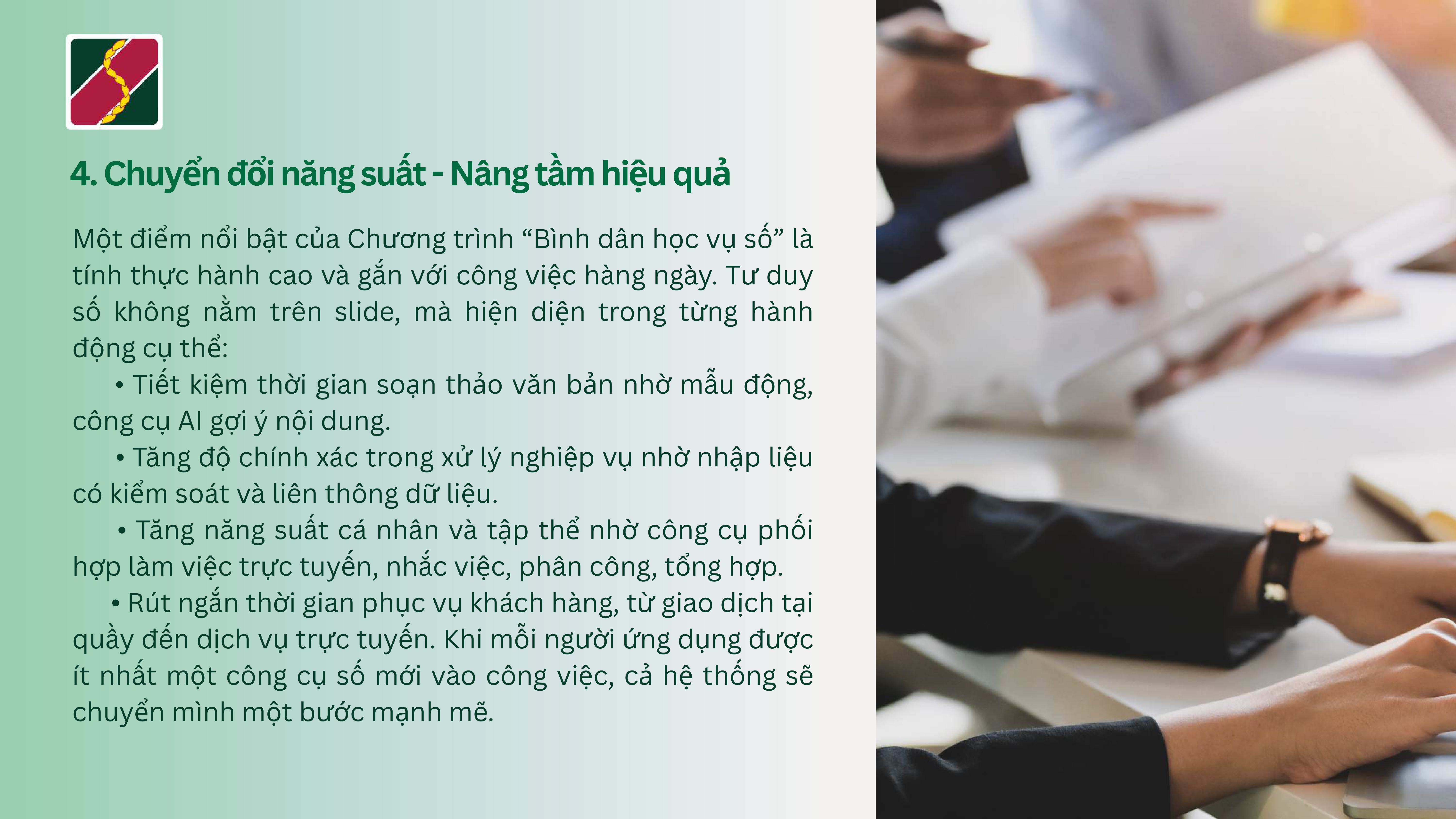 Agribank triển khai chương trình "Bình dân học vụ số" - Mỗi người một bước, toàn hệ thống chuyển mình