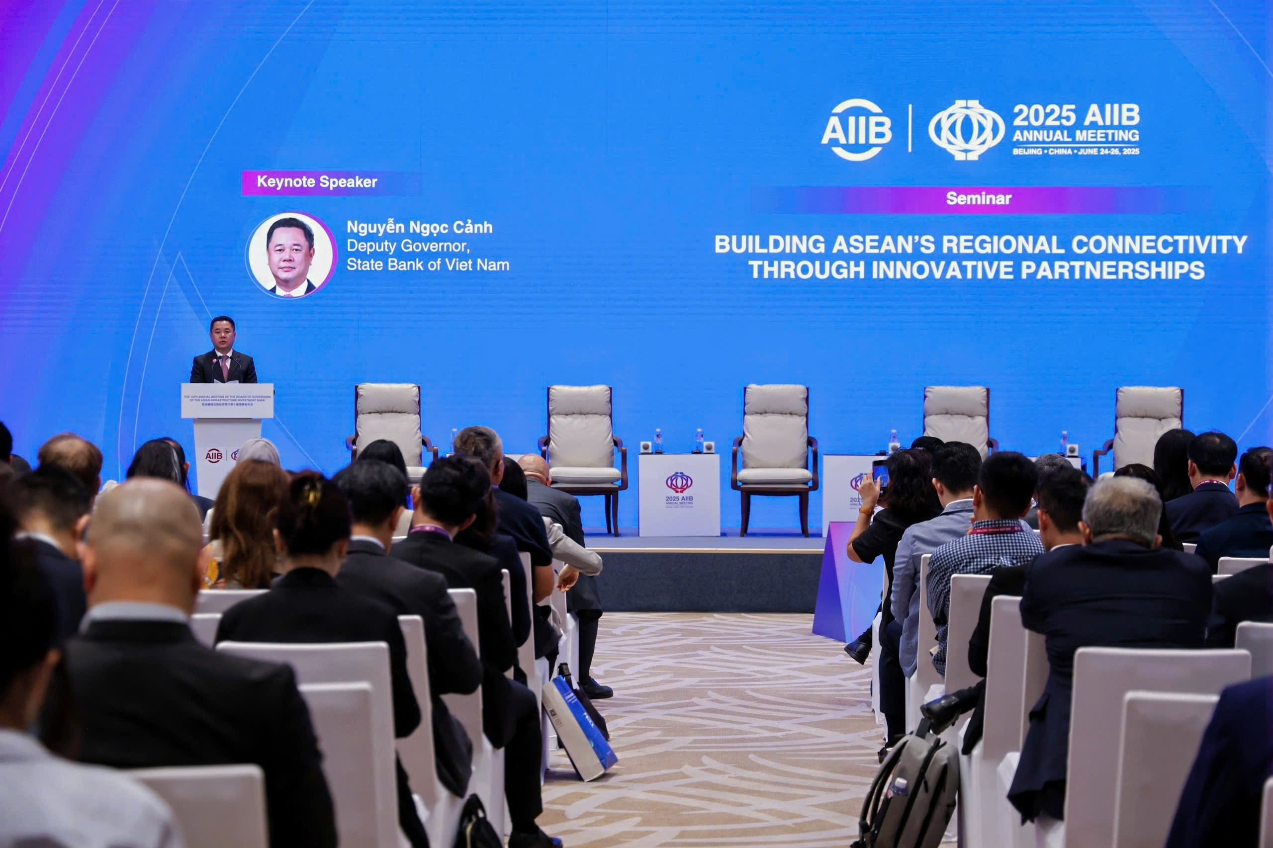 Toàn cảnh Hội thảo chuyên đề “Xây dựng kết nối khu vực ASEAN thông qua các đối tác đổi mới sáng tạo”