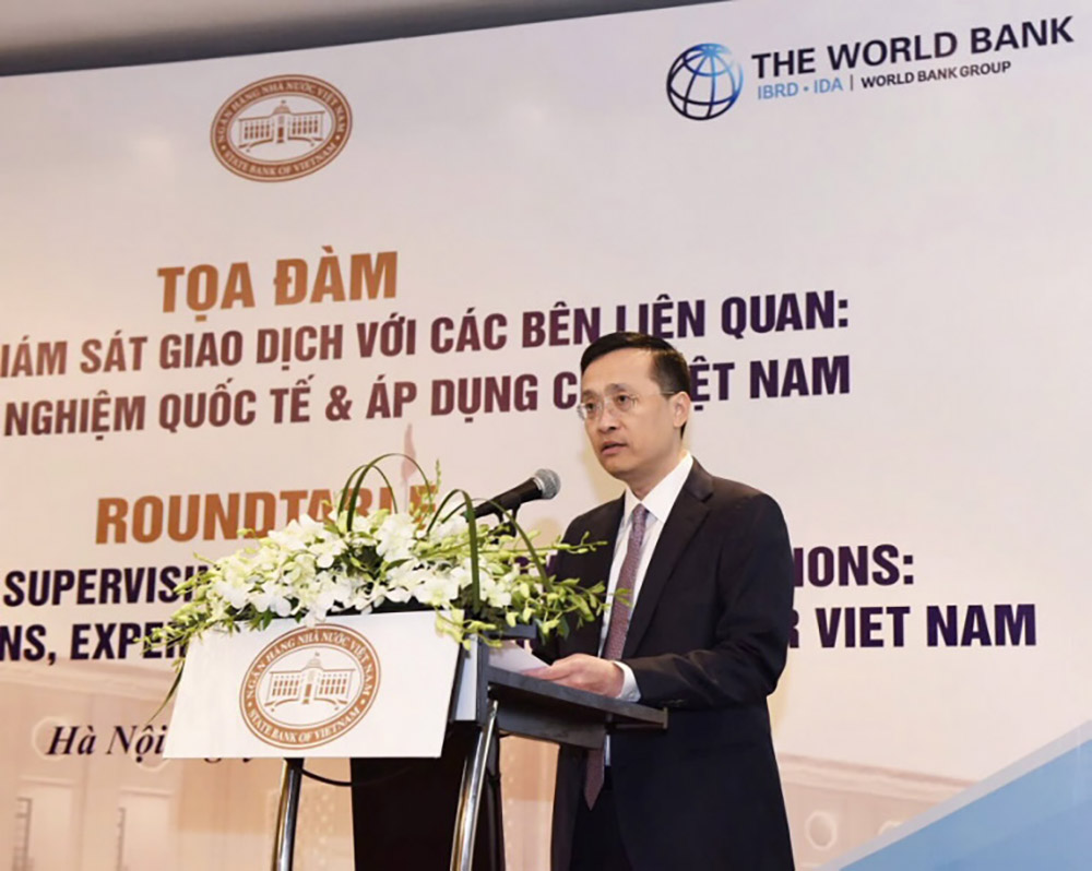 Phó Thống đốc NHNN Phạm Quang Dũng phát biểu khai mạc toạ đàm