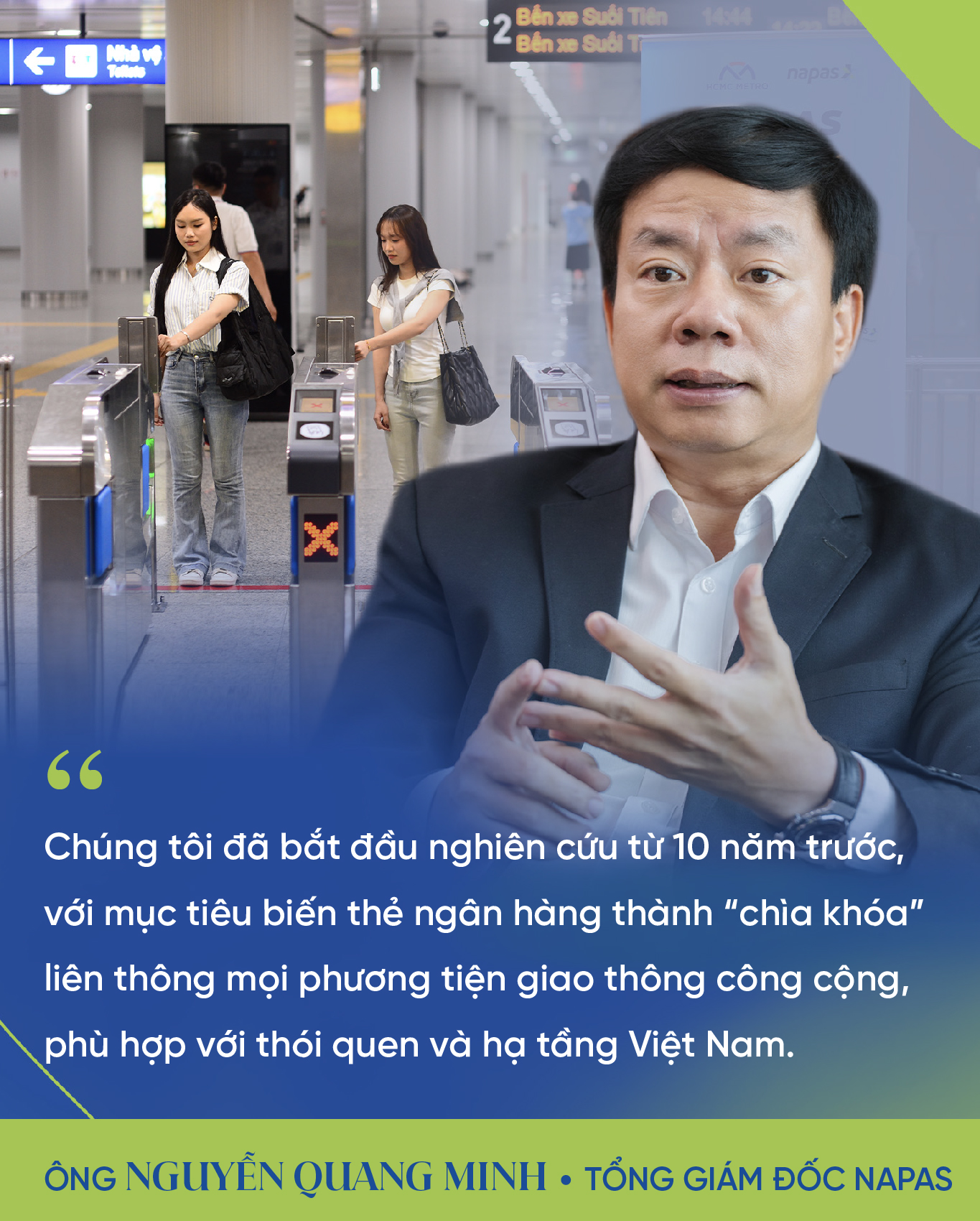 TGĐ NAPAS: Thẻ ngân hàng sẽ trở thành “chìa khóa” kết nối mọi dịch vụ, từ giao thông, y tế, đến giáo dục, thương mại