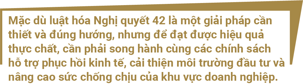 Đẩy nhanh luật hóa nghị quyết 42: Giải pháp đúng hướng đáp ứng nhu cầu vốn cho nền kinh tế