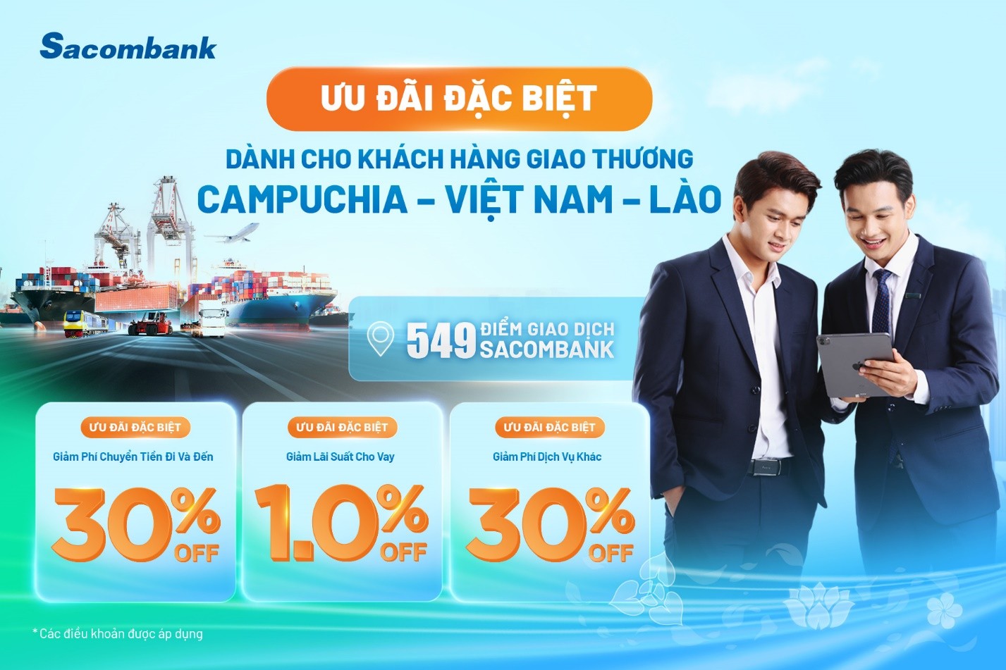 Sacombank Cambodia - cầu nối thúc đẩy tăng trưởng giao thương trong khu vực Đông Dương