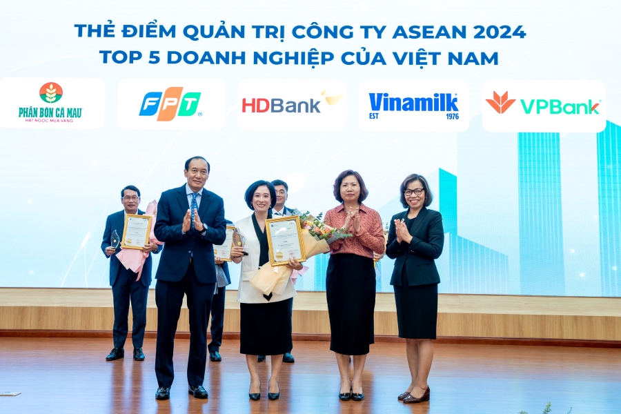 Tiên phong quản trị doanh nghiệp theo tiêu chuẩn quốc tế, VPBank lọt Top 5 Doanh nghiệp có kết quả đánh giá ACGS cao nhất Việt Nam