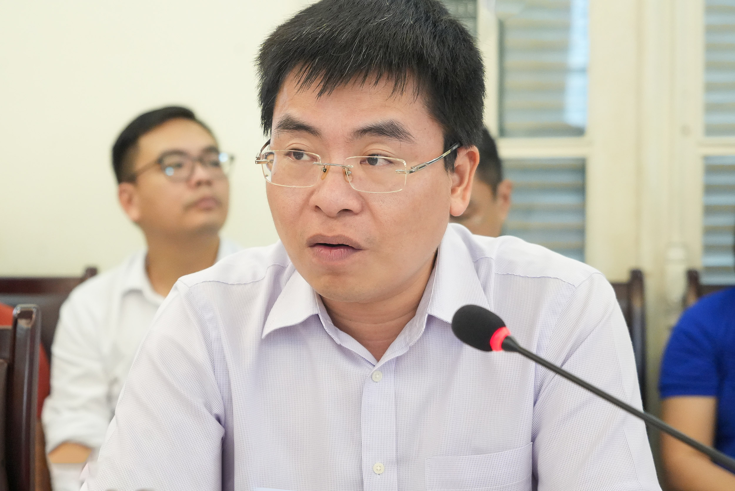 Ông Đỗ Giang Nam, Chủ nhiệm Câu lạc bộ Xử lý nợ (Câu lạc bộ AMC) thuộc Hiệp hội Ngân hàng Việt Nam