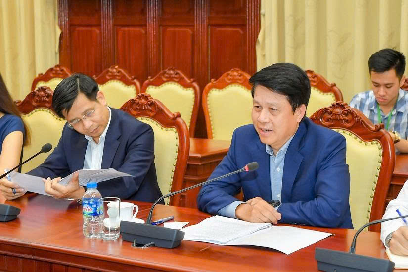 Phó Thống đốc NHNN Phạm Tiến Dũng phát biểu tại buổi làm việc
