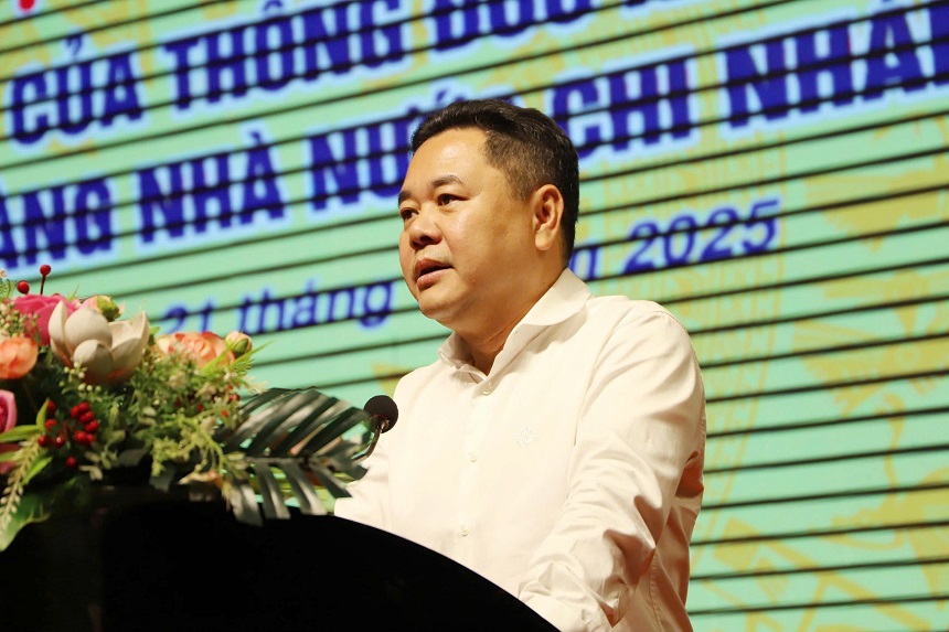Phó Thống đốc Nguyễn Ngọc Cảnh phát biểu chỉ đạo tại hội nghị