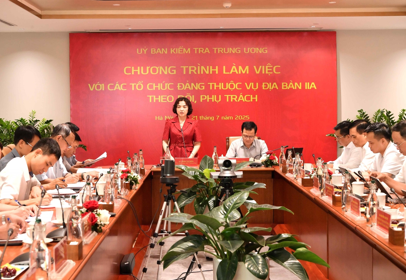 Đảng ủy Vietcombank đăng cai tổ chức chương trình làm việc giữa UBKT Trung ương