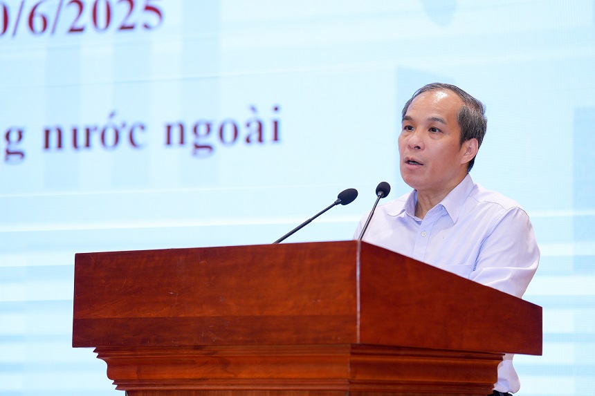 Phó Thống đốc NHNN Đoàn Thái Sơn phát biểu khai mạc Hội nghị