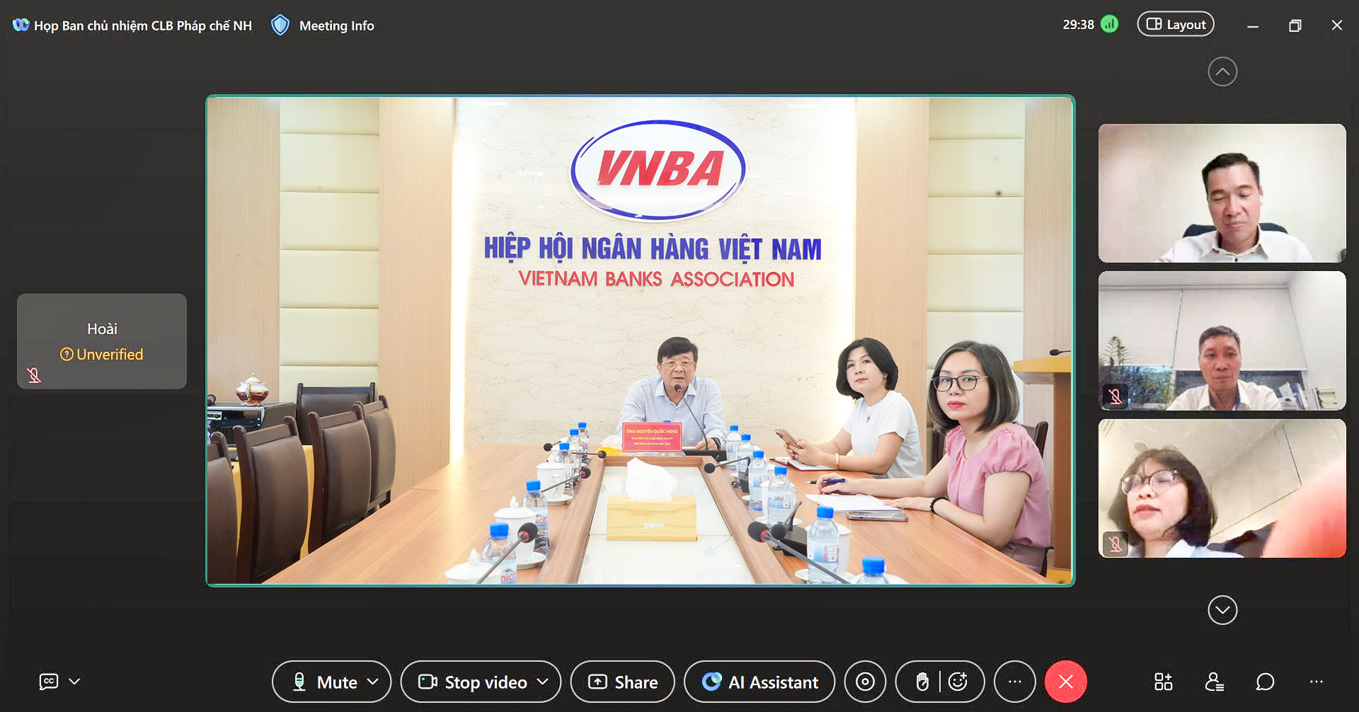 CLB Pháp chế Ngân hàng kiện toàn nhân sự Ban Chủ nhiệm